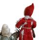Preview: Santa Claus with donkey and Christ child in cotton clothes