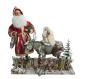 Preview: Santa Claus with donkey and Christ child in cotton clothes