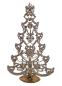 Preview: Free standing vintage rhinestone Christmas tree - Prong Set Stones, 31 cm