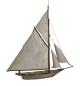 Preview: Dresden Cardboard, Sailing boat, ca. 1900