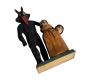 Preview: Grulich Devil / Krampus holding sack with children  (7 cm)