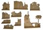 Preview: 9 nativity scenes made of embossed lithographed cardboard, ~ 1900