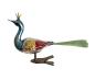 Preview: Glasornament,  Pfau auf Zwicker, ~ 1930