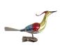 Preview: Glasornament,  Pfau / Vogel auf Zwicker, ~ 1930