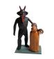 Preview: Devil / Krampus holding sack with children (10 cm)