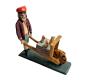 Preview: Nativity figure  " Man with handbarrow and Chickens "