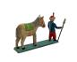 Preview: Orientalischer Krieger mit Pferd (7 cm)