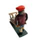 Preview: Nativity figure  " Man with handbarrow and Chickens "