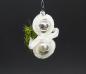 Preview: Glass Ornament with Chenille, Eskimo,  Gablonz Czechia, ~ 1960/1970