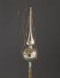 Preview: Antique wire wrapped mercury glass tree topper with tinsel, ~ 1930