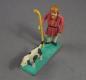 Preview: Grulicher Krippenfigur " Hirte mit Hund " (5 cm)