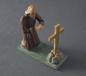 Preview: Grulich nativity figure - "Praying Monk"  (7 cm)