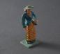 Preview: Grulich nativity figure - "Woman with chicken" (7 cm)