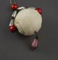 Preview: Spun cotton ball  with glass beads, ca. 1920