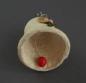 Preview: Spun Cotton Bell with horseshoe and berries, ca. 1920