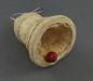 Preview: Spun Cotton Bell with red berries, ca. 1900