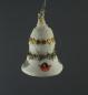 Preview: Spun Cotton Bell with angel die cuts ca. 1920