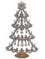 Preview: Free standing vintage rhinestone Christmas tree - Prong Set Stones, 32 cm