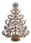 Preview: Free standing vintage rhinestone Christmas tree - Prong Set Stones, 33 cm