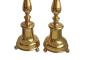 Preview: Pair of altar candlesticks, candlesticks / gold-plated brass ~ 1900