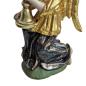 Preview: Candlestick Angel, carved wood, ~ 1800