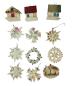 Preview: 12 Cardboard ornaments, ca. 1930