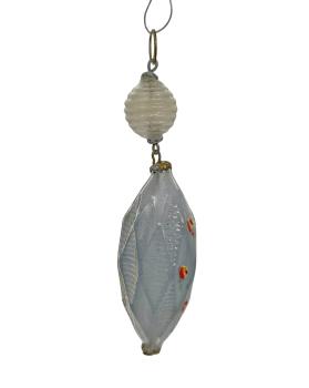 Glasornament, Kugel mit Wachs befüllt, ~ 1920