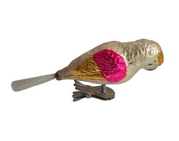 Song Bird / Parakeet on clip, ~ 1930