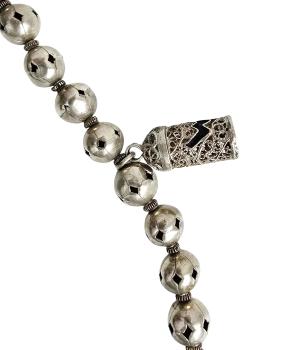 Rosary filigree, silver 13 lot, 18th century