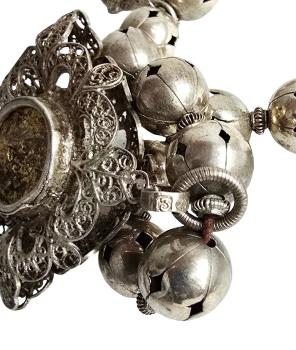 Rosary filigree, silver 13 lot, 18th century