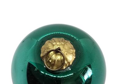 Green Biedermeier Kugel, France​ (6 cm)