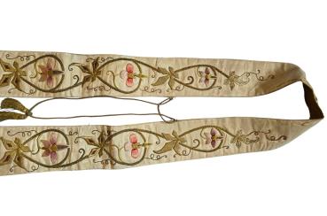 Antique Stole for Vestment, Casuble, 19th century