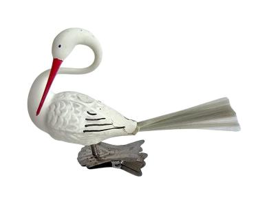 Stork / Bird on clip, ~ 1930