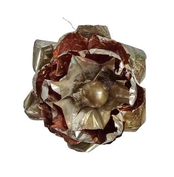 Metal foil flower, ~ 1900