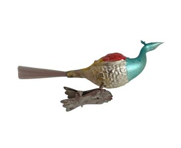 Peacock / Bird on clip, ~ 1930