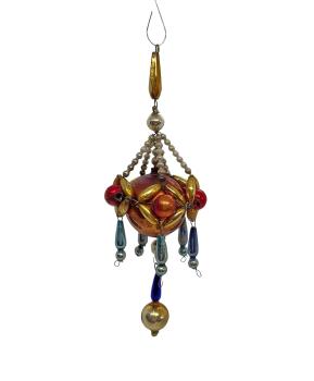 Beaded gablonz ornament, 20s