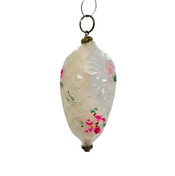 Glasornament, Kugel mit Wachs befüllt ~ 1920