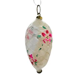 Glasornament, Kugel mit Wachs befüllt ~ 1920