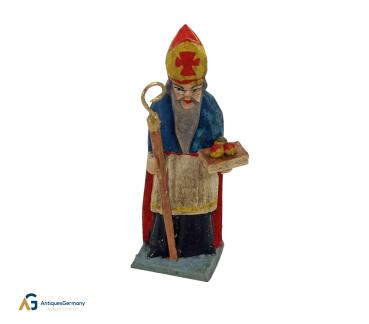 Grulich nativity figure  " Bishop / Santa "  (7 cm)