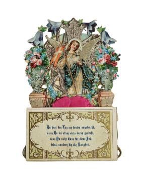 Folded Card with Angel, ca. 1900/1910