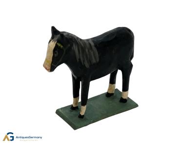 Grulicher Krippenfigur " Pferd "  (7 cm)