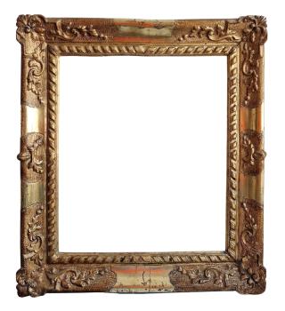 Carved and gilded baroque frame, Italy 18th century