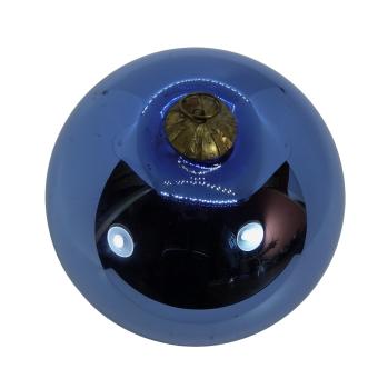 Blue Biedermeier Kugel (10 cm)
