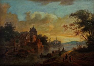 River Landscape, 18th century