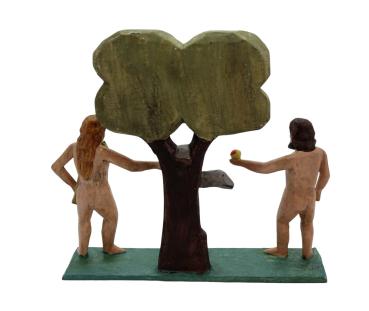 Grulich nativity figure " Adam and Eve " (10 cm)