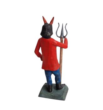 Devil / Krampus with Fork  (7 cm)