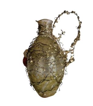 Wire wrapped Jug, ca. 1880/1890
