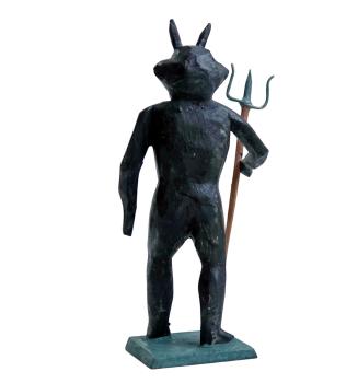 Krampus / Teufel mit Dreizack(10 cm)