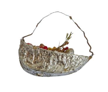Sebnitz Ornament Fruit Basket, ca. 1900