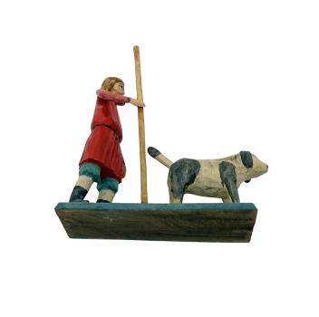 Shepherd with Dog (10 cm)